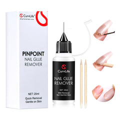 Curvlife 20ml bottle with pinpoint needle tip for precise glue removal