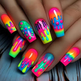 CurvLife press-on nails 32-piece set, ready for quick, salon-quality manicures at home.