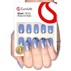 CurvLife press-on nails kit with glue for lasting wear