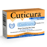 Cuticura Deep Cleansing Soap face lather for thorough cleansing without dryness