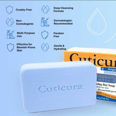 Cuticura pack6 soap bars display showing value and convenience.