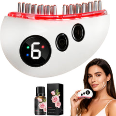 CXGTCI electric lymphatic contour face brush with heat for sculpting cheeks