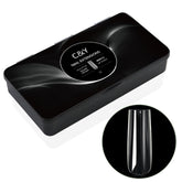 Cycullinyt 504pcs XXLong square soft gel tips for seamless extensions.