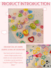 Lightweight resin charms for comfortable wear by CYHYII.