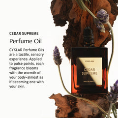 CYKLAR Perfume Oil Roll-On bergamot-lavender note bottle for a fresh, long-lasting scent