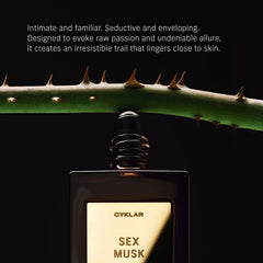 CYKLAR Rose Tonka Musk blend detail evokes floral warmth and creamy base.
