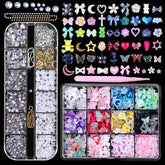 Cynailli hollow butterfly metal charms for nail art, adds delicate flair.