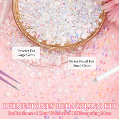 Cynailli flatback rhinestones 2mm add subtle shimmer to crafts and nails.