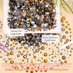 Cynailli 2mm flatback rhinestones close up showing delicate sparkle