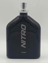 CyZone Nitro bottle front view, bold masculine design for everyday confidence.