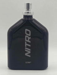 CyZone Nitro bottle front view, bold masculine design for everyday confidence.