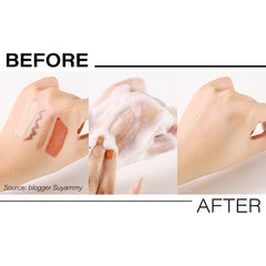 Foamy texture of d'alba Piedmont cleanser on the hand