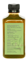 DAANA sesame oil on face mask for gentle cleansing.