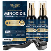 DAAZZS five-percent minoxidil beard regrowth spray for fuller facial hair