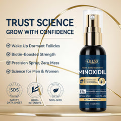 DAAZZS five-percent minoxidil scalp thinning solution targets thinning areas