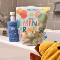 Dabble and Dollop Blueberry Shampoo bottle for gentle cleansing.