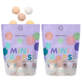 Dabble & Dollop mini bath bombs 24-set packaging ready for bath time.