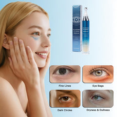 DACYMUN 360roller eye applicator close-up showing cooling depuffing action.