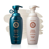 Daeng Gi Meo Ri hair loss set shampoo bottle highlights scalp cleansing benefits.