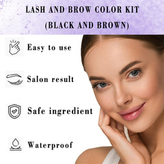 DAHPURE color cream applicator brush for precise lash and brow application.