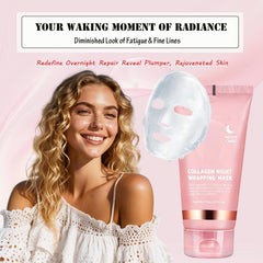 DaiLaiFu Collagen Night Wrap applicator ready for easy nightly application