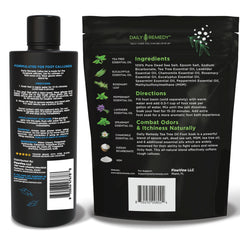 Daily Remedy Bouteille Gel Callosités Pieds, dosage précis et contrôle.