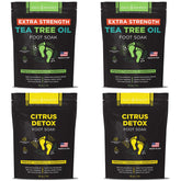 Daily Remedy Tea Tree Extra Strength foot soak bottle pour for a spa-like cleanse