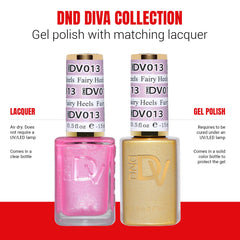 DAISY DND Air Dry Lacquer Pink013 quick-dry shine for at-home manis.