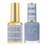 Daisy DND Bayberry 099 gel bottle close-up shows rich color payoff and smooth gloss.