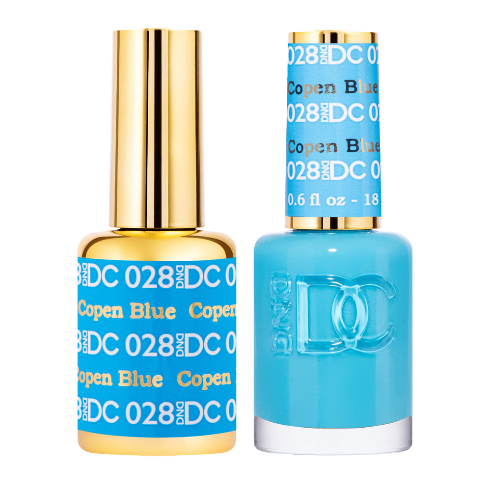 Daisy DND DND DC Copen Blue bottle close-up shows rich color and shine.