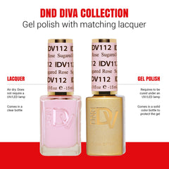 Daisy DND Matching duo pack with gel and lacquer shades
