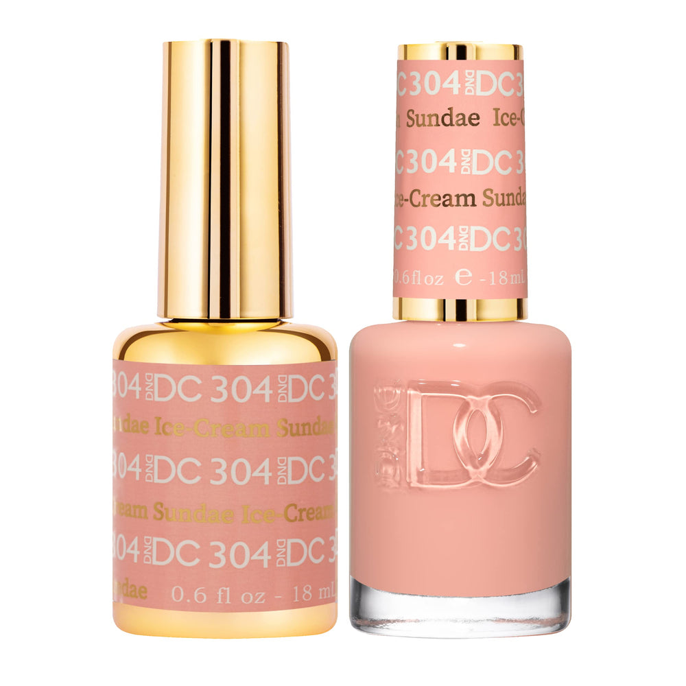 DAISY DND Orange Collection gel polish bottle shows vibrant, chip-free color for lasting wear