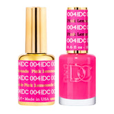 DAISY DND pink collection gel polish bottle showcases rich color with durable shine