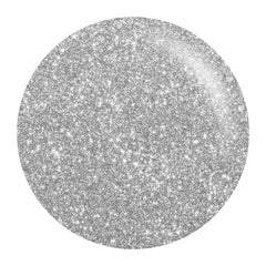 Daisy DND Silver Star lacquer bottle highlighting metallic sparkle for daily wear.