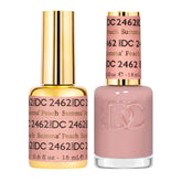 DAISY DND Summa Peach gel polish bottle front view showing sheer color potential