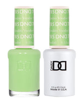 Daisy DND Voodoo 785 gel nail polish bottle with pastel mint shade