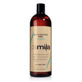 Damila salt sulfate free shampoo bottle front shows color-safe cleansing for keratin-treated hair.