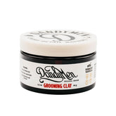 DandyMen Grooming Clay bottle shows strong all-day hold.