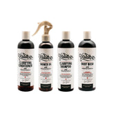 DandyMen shower set with all four items for a complete daily grooming routine.