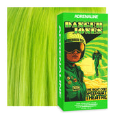 Danger Jones Adrenaline Neon Green bottle ready for vivid at-home color application.