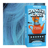 Danger Jones Poolside Light Blue bottle shows vibrant, long-lasting color.