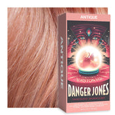 Danger Jones rose gold antique color pack swatch showing rich pigment.