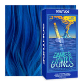 Danger Jones Solitude Blue bottle showing high-pigment semi-permanent color.
