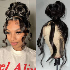 Daparo Body Wave 360 lace-front wig cap construction for a natural look