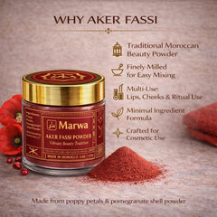 Dar Marwa Aker Fassi cheek tint for buildable warmth.