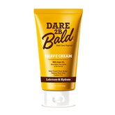 Dare 2B Bald shaving cream bottle with argan oil for hydration