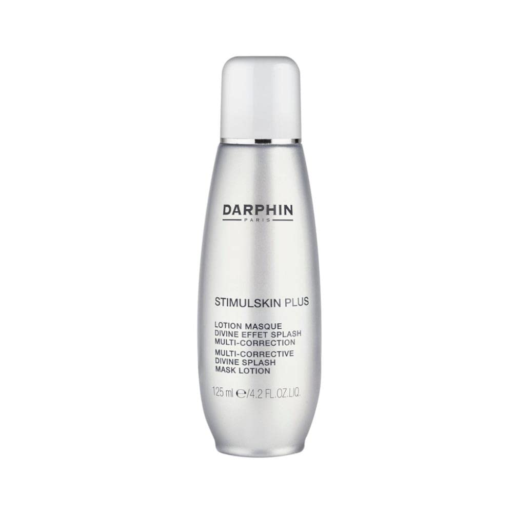 Darphin Stimulskin Plus Divine Splash Mask Lotion application for radiant hydration.