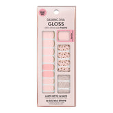 Dashing Diva Feeling Flush gloss nail strips wrap for glossy gel-like nails at home