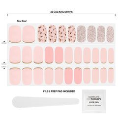 Dashing Diva Feeling Flush gold foil accents add a luxe touch to your manicure