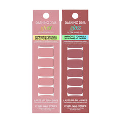 Dashing Diva Gloss Desert Neutrals kitten strip-set for fast at-home gel nails lasting up to 14 days